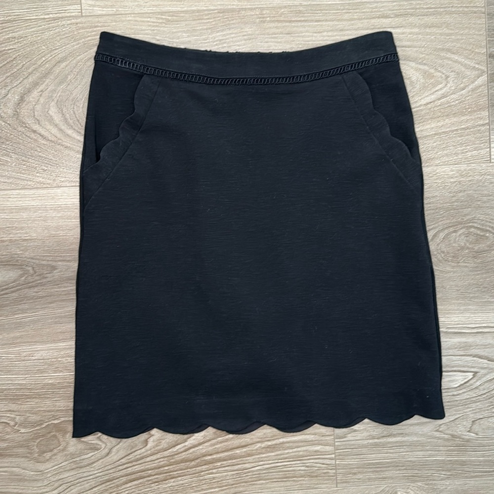Skies Are Blue Stretch Pull Up Pencil Skirt